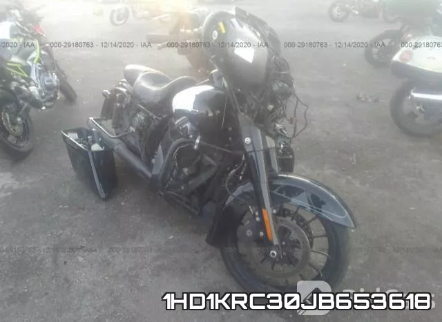 1HD1KRC30JB653618 2018 Harley-Davidson FLHXS, Street Glide Special