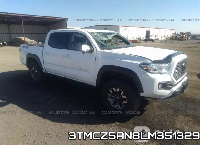 3TMCZ5AN8LM351329 2020 Toyota Tacoma, 4WD Trd Off Road