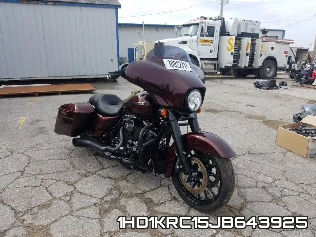 1HD1KRC15JB643925 2018 Harley-Davidson FLHXS, Street Glide Special