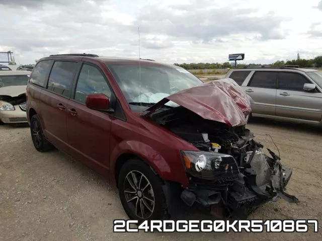 2C4RDGEG0KR510867 2019 Dodge Grand Caravan,  GT