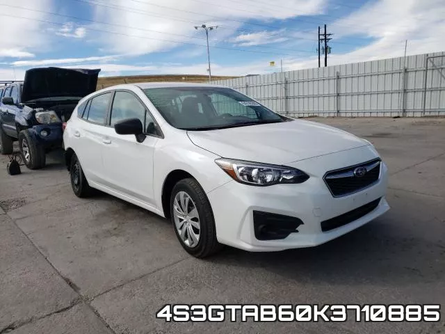 4S3GTAB60K3710885 2019 Subaru Impreza