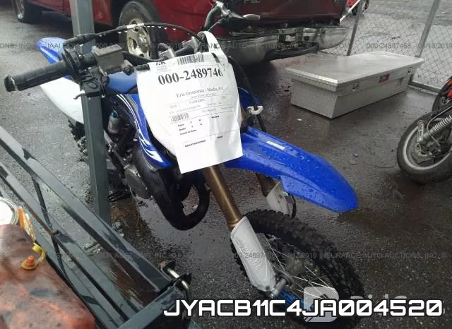 JYACB11C4JA004520 2018 Yamaha YZ65