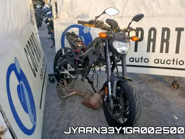 JYARN33Y1GA002500 2016 Yamaha FZ09, C