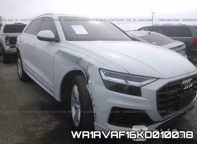 WA1AVAF16KD010078 2019 Audi Q8