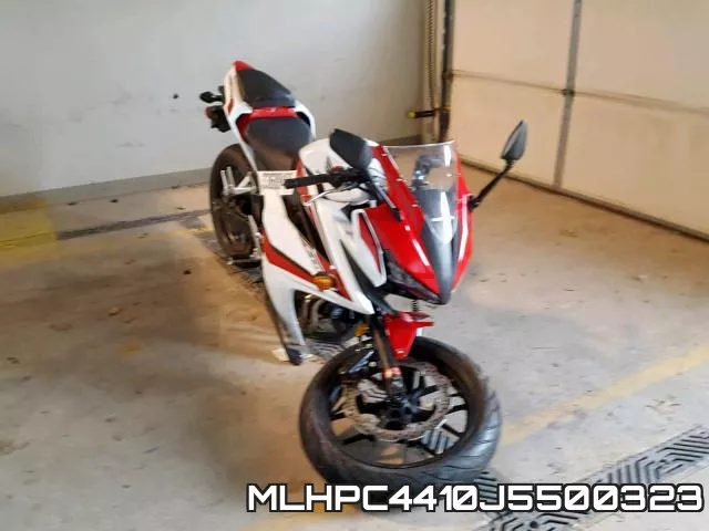 MLHPC4410J5500323 2018 Honda CBR500, R