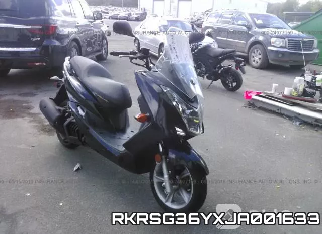 RKRSG36YXJA001633 2018 Yamaha XC155